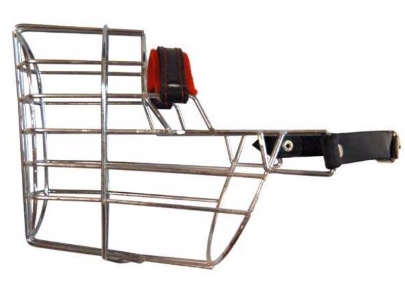 Chopo Pet Náhubek kovový Kokršpaněl, Foxteriér - pes, chrom 100 x 120 x 90 mm