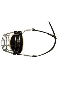 Chopo Pet Náhubek kovový Pitbulteriér - fena, chrom 115 x 125 x 80 mm