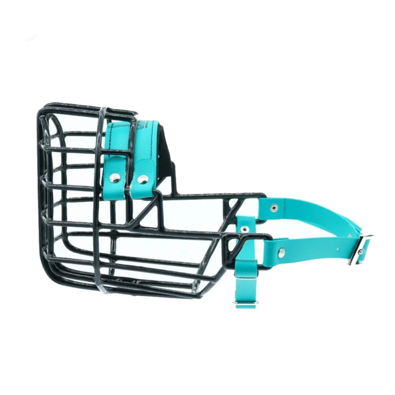 Chopo Pet Náhubek kovový Pitbulteriér - pes, gumoplast 125 x 135 x 85 mm