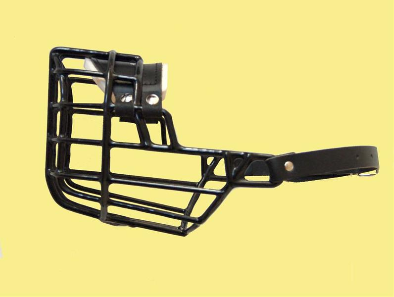 Chopo Pet Náhubek kovový Pitbulteriér - pes, gumoplast 125 x 135 x 85 mm