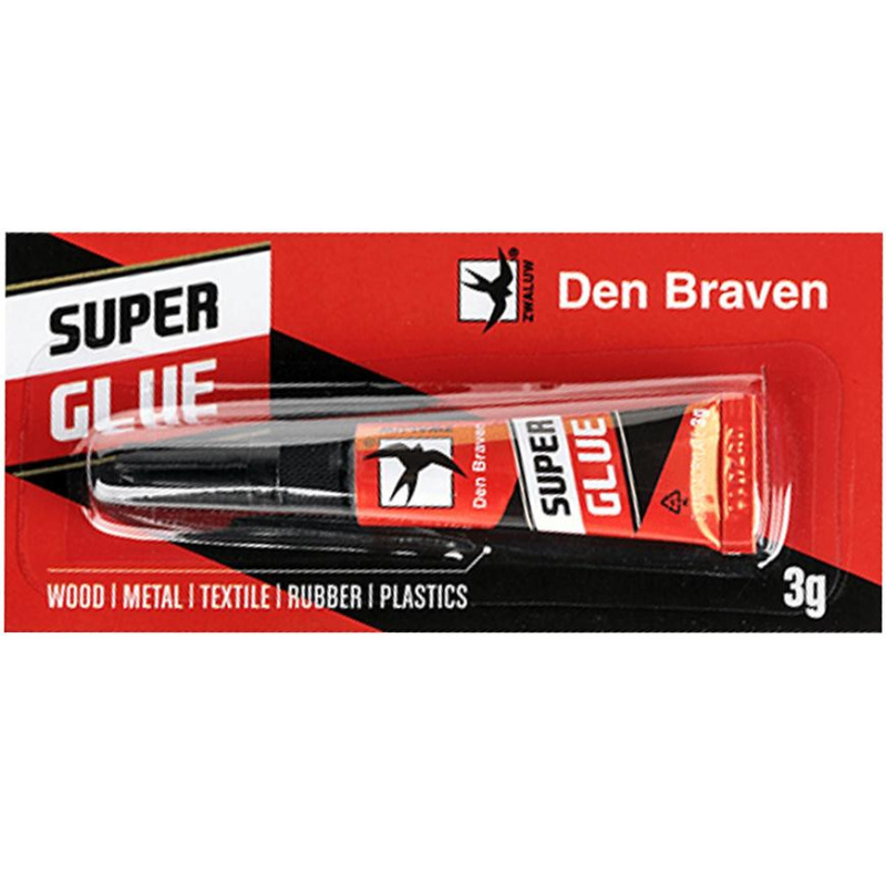Den Braven Sekundové lepidlo SUPER GLUE Balení: 3 g