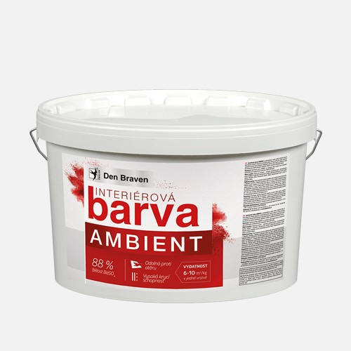 Den Braven interiérová barva AMBIENT Typ: kbelík, Barva: bílá, Balení: 7,5 kg