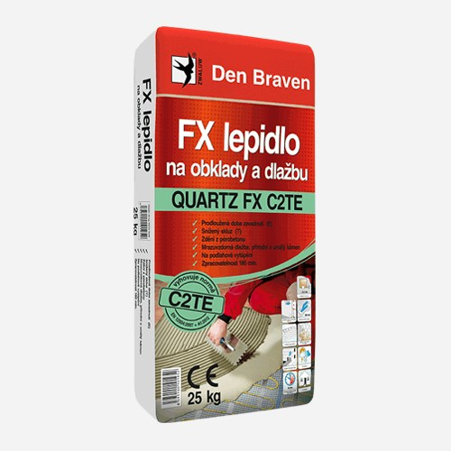Den Braven FX lepidlo na obklady a dlažbu QUARTZ FX C2TE Typ: pytel, Barva: šedá, Balení: 25 kg