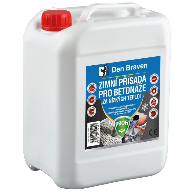 Den Braven Zimní přísada pro betonáže za nízkých teplot Balení (ml): 5 l