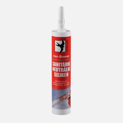 Den Braven Sanitární neutrální silikon OXIM 280 ml Barva: bílá
