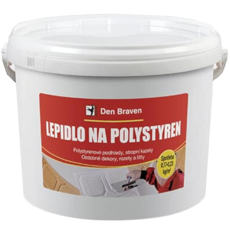 Den Braven Lepidlo na polystyren Barva: bílá, Balení (ml): 1 l