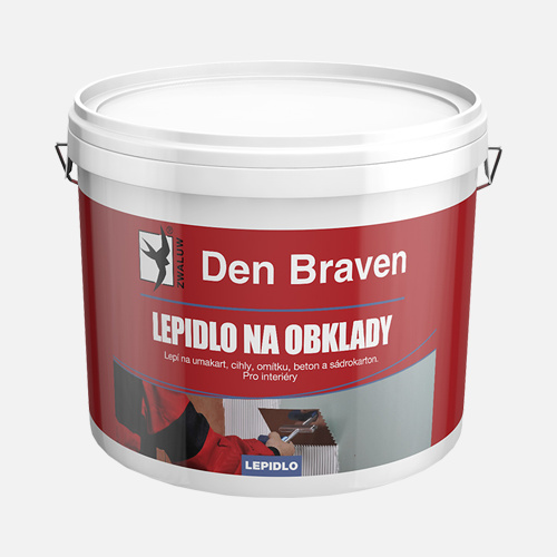 Den Braven Lepidlo na obklady Typ: kbelík, Barva: bílá, Balení (ml): 5 l