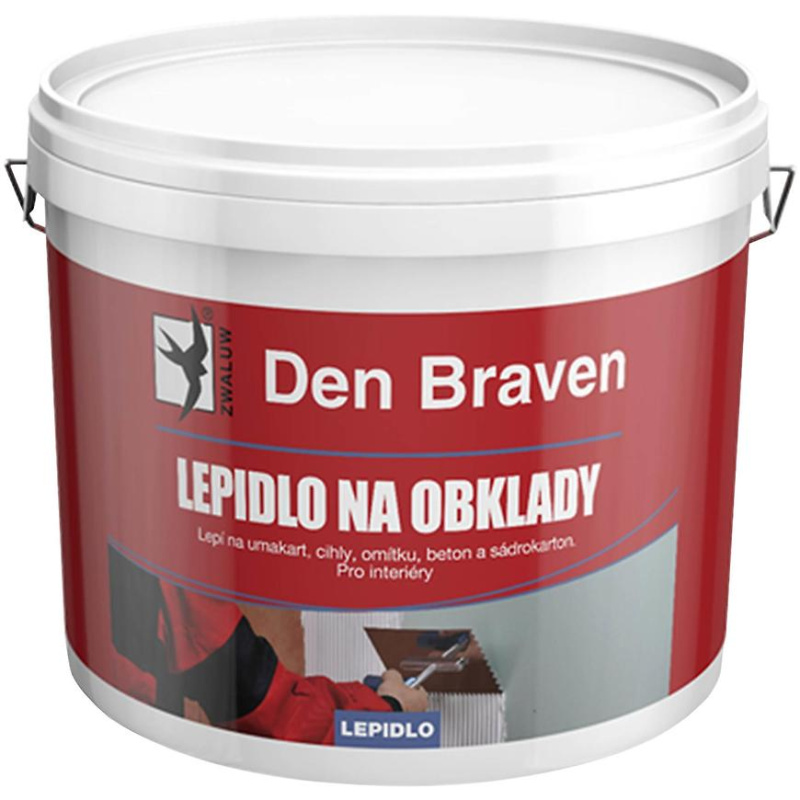 Den Braven Lepidlo na obklady Typ: kbelík, Barva: bílá, Balení (ml): 5 l