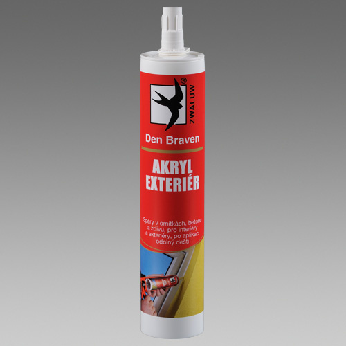 Den Braven Akryl Exteriér 280ml Barva: šedá