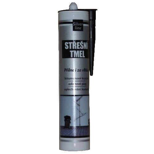 Střešní bitumenový tmel 310 ml DEN BRAVEN Silver Line, černý