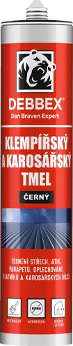 Tmel klempířský Den Braven černý 280 ml