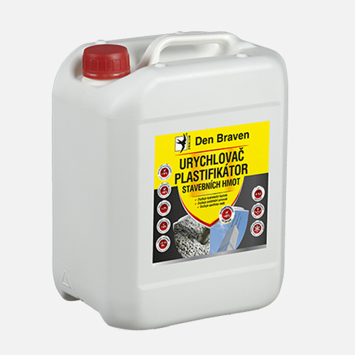 Den Braven Urychlovač a plastifikátor stavebních hmot Barva: žlutá, Balení (ml): 5 l