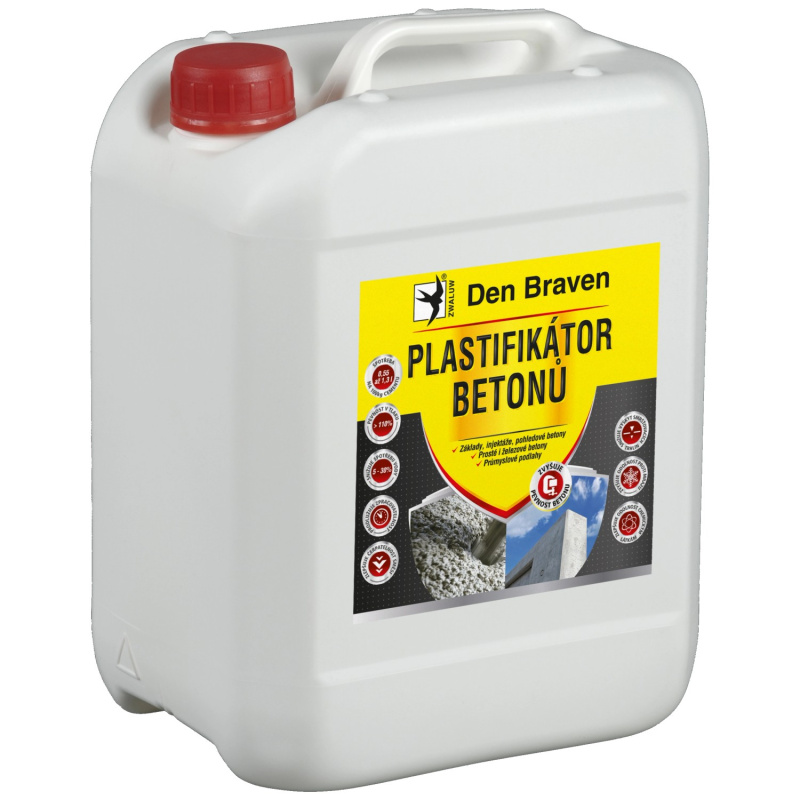 Den Braven Plastifikátor betonů Balení (ml): 5 l