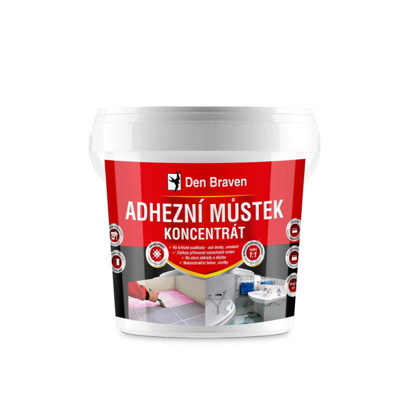 Den Braven Adhezní můstek koncentrát Typ: kbelík, Barva: růžová, v balení: 1  kg