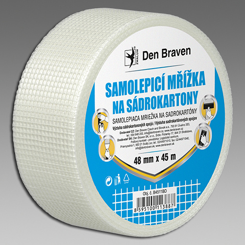 Den Braven Samolepicí mřížka na sádrokartony Rozměr: 48 mm / 45 m