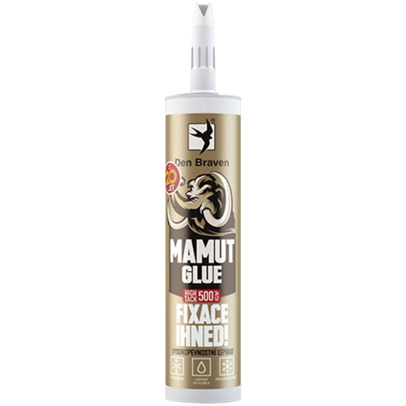 Vysokopevnostní lepidlo Mamut Glue High Tack 290ml bílé