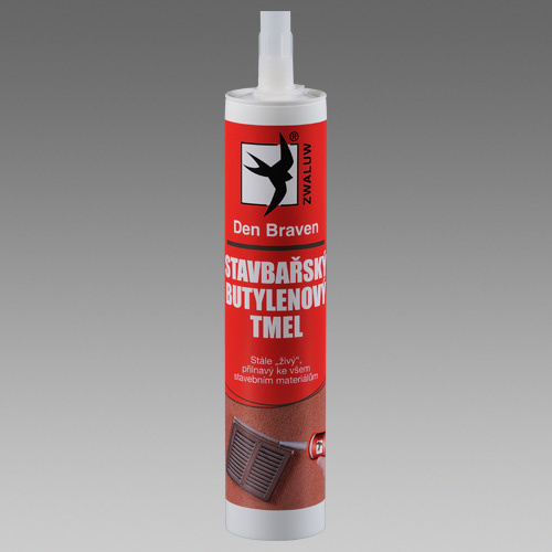 Tmel stavbařský butylenový Den Braven šedý 600 ml