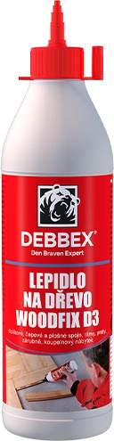 Lepidlo na dřevo Den Braven Wood Fix D3 500 g