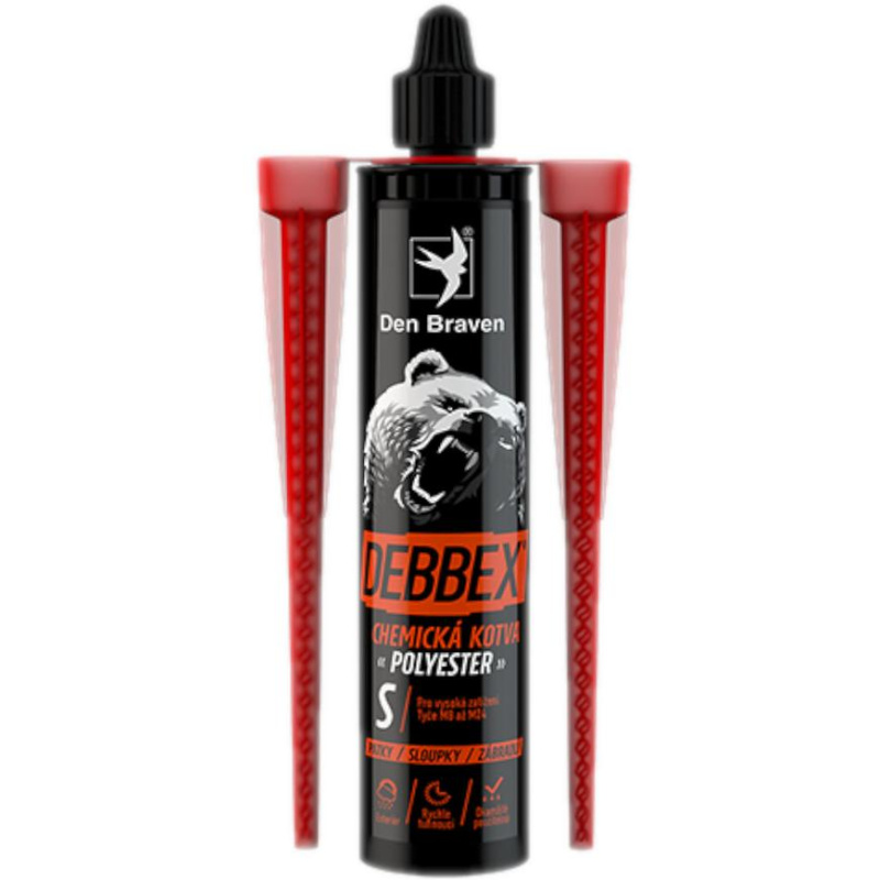 Kotva chemická Den Braven POLYESTER S 300 ml