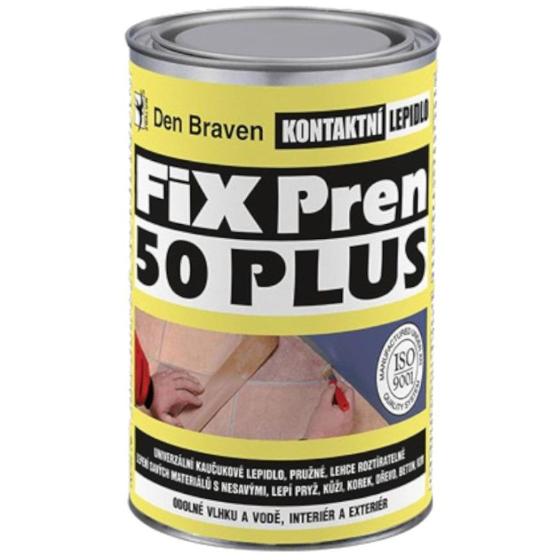 Den Braven Fixpren UNI 50 Plus Typ: plechovka, Barva: žlutá, Balení: 900 g