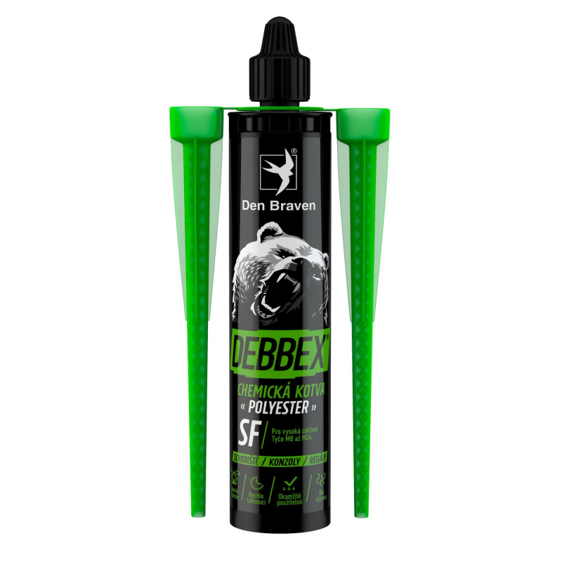 Den Braven chemická kotva bez styrenu DEBBEX POLYESTER SF 165 ml