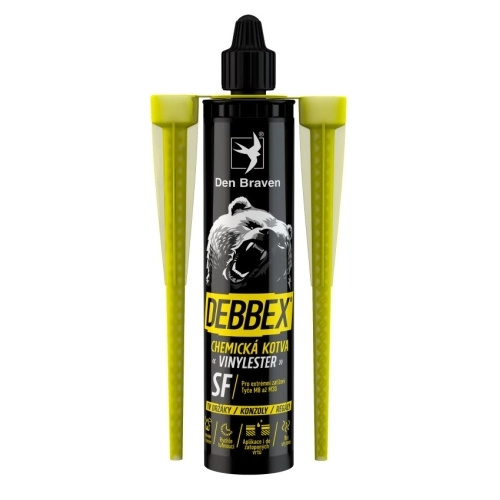 Den Braven Chemická kotva VINYLESTER SF Typ: kartuše, Barva: šedá, Balení (ml): 280 ml
