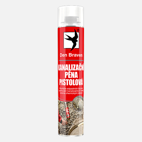 Pěna kanalizační Den Braven pistolová 750 ml