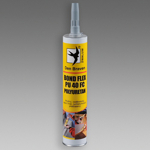 Den Braven Bond Flex PU 40 FC polyuretan 300ml Barva: šedá, Balení (ml): 300 ml