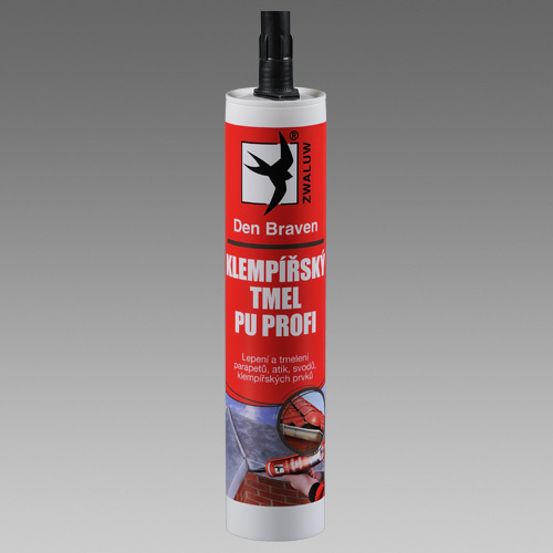 Den Braven Klempířský tmel PU PROFI 300ml šedá