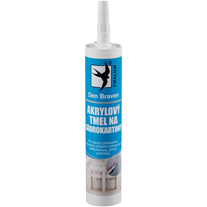 Tmel akrylový na sádrokarton Den Braven bílý 280 ml
