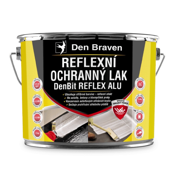 Den Braven Reflexní ochranný lak DenBit REFLEX ALU Barva: stříbrná, v balení: 4,5 kg