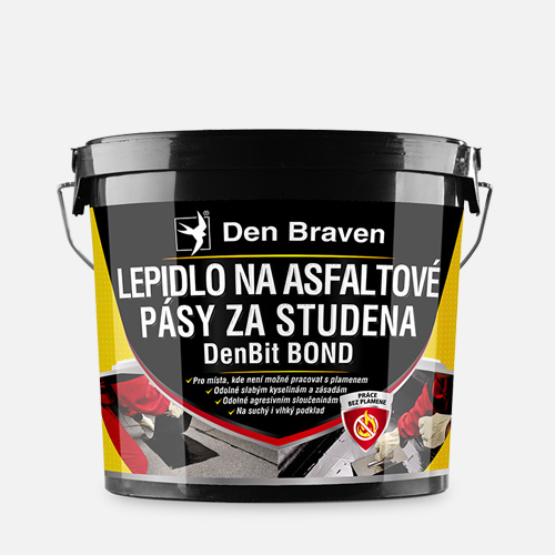 Den Braven Lepidlo na asfaltové pásy za studena DenBit BOND Typ: kbelík, v balení: 5  kg