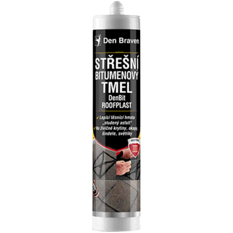 Den Braven Střešní bitumenový tmel DenBit Roofplast