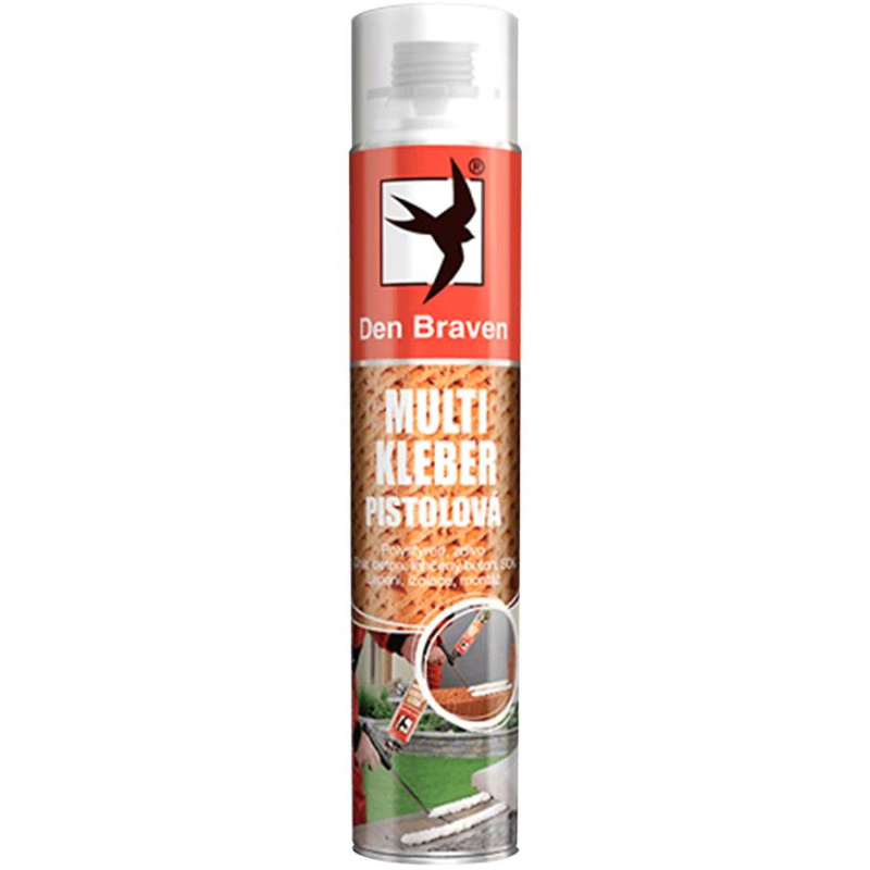 Pěna montážní Den Braven Multi Kleber pistolová 750 ml