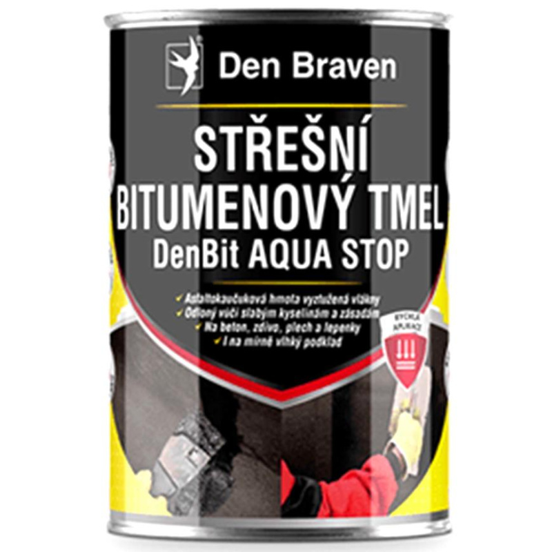 Tmel střešní bitumenový DenBit Aqua Stop 1 kg