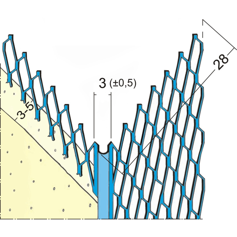 Den Braven Profil pro suchou výstavbu MMG 25 3 x 3000 mm