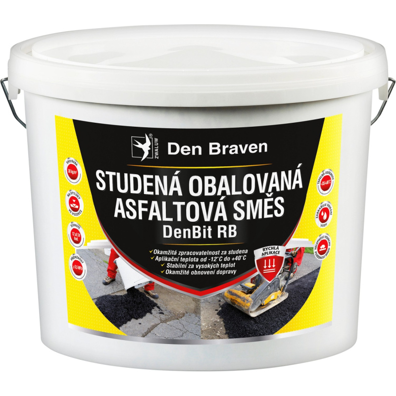 Den Braven Studená obalovaná asfaltová směs DenBit RB v balení: 25 kg