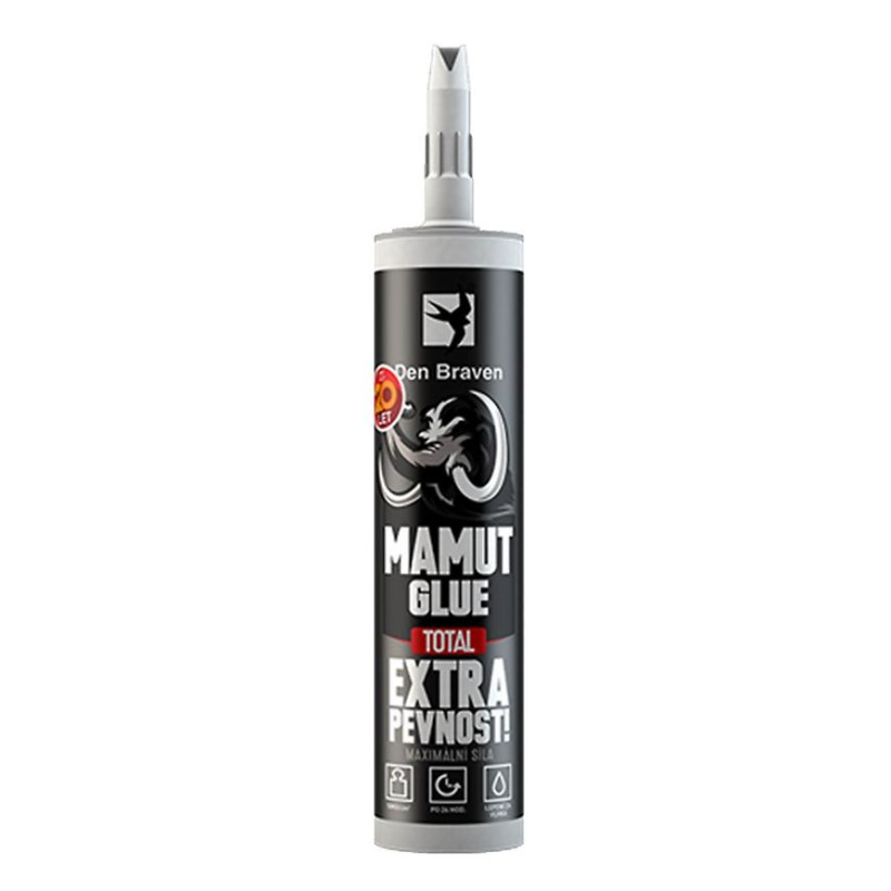 Lepidlo Den Braven MAMUT GLUE Total bílé 290 ml