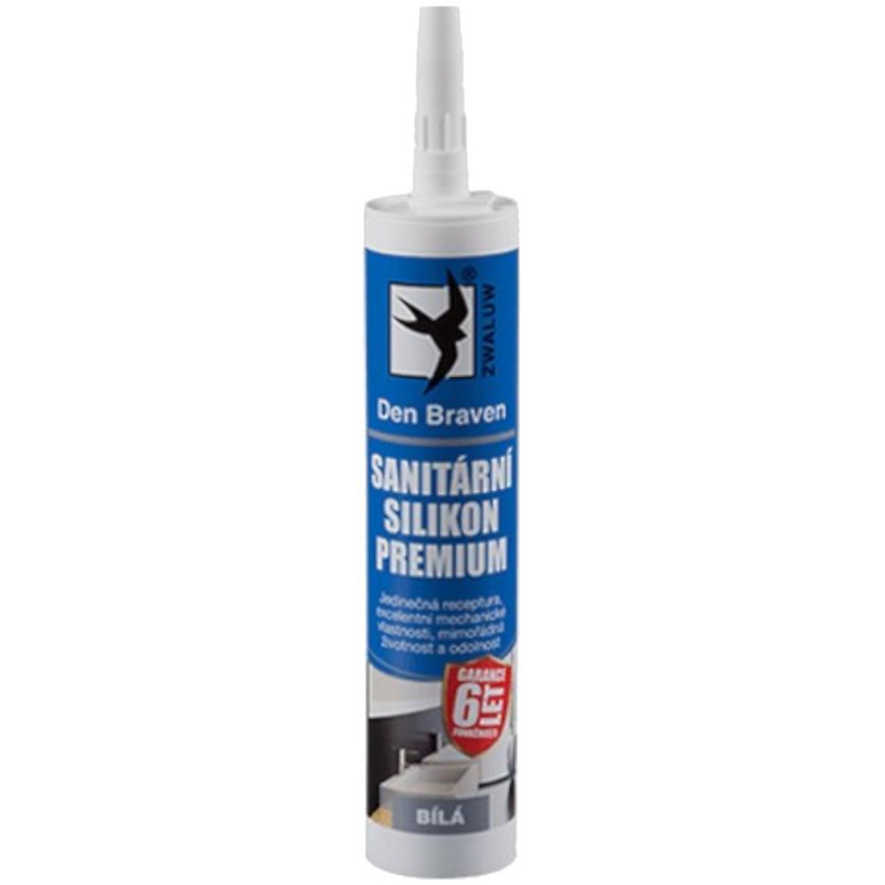 Den Braven Sanitární silikon PREMIUM 280ml Barva: Transparentní
