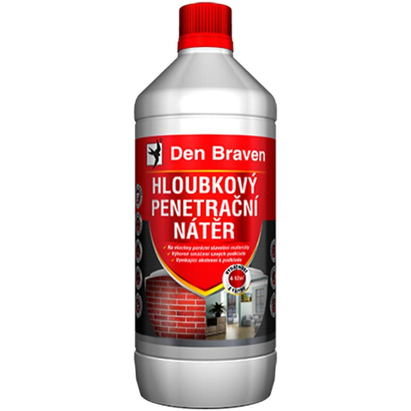 Den Braven Hloubkový penetrační nátěr Barva: bílá, Balení (ml): 1 l