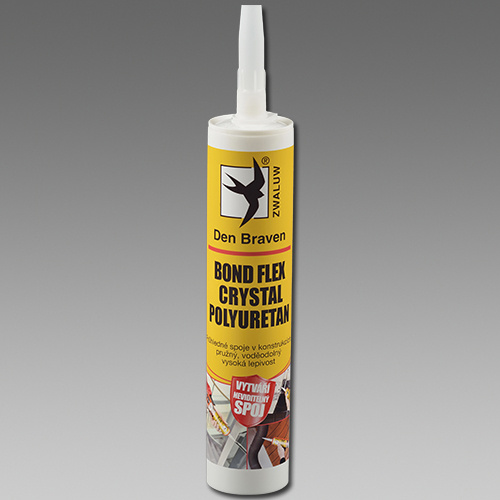Tmel polyuretanový Den Braven BOND FLEX CRYSTAL 300 ml