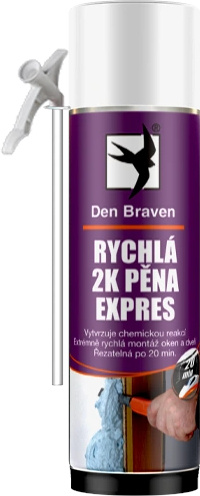 Pěna montážní Den Braven rychlá 2K EXPRES 400 ml