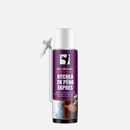 Pěna montážní Den Braven rychlá 2K EXPRES 400 ml