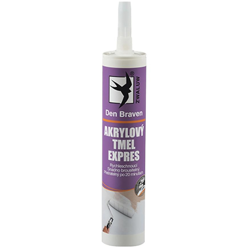Tmel akrylový Den Braven EXPRES bílý 280 ml