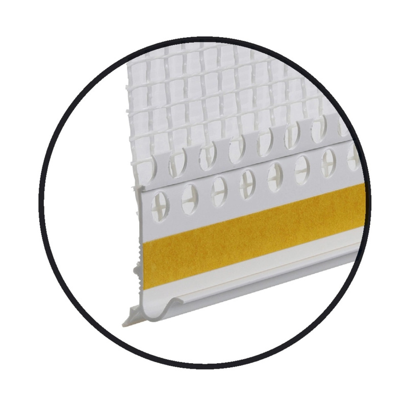 Den Braven Okenní profil s tkaninou 9 x 110 x 2400 mm