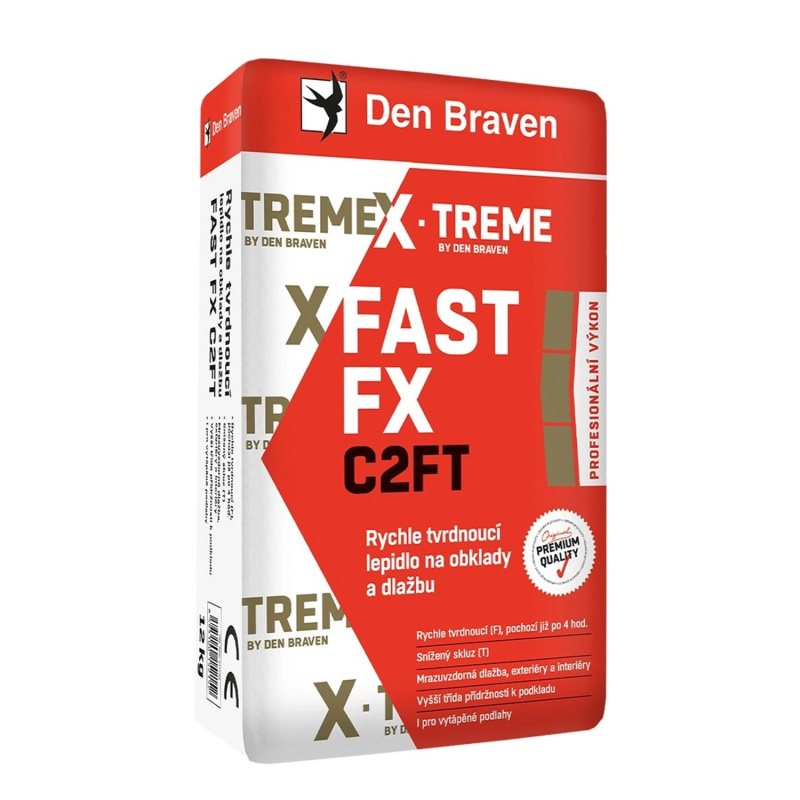 Den Braven Rychle tvrdnoucí lepidlo na obklady a dlažbu FAST FX C2FT
