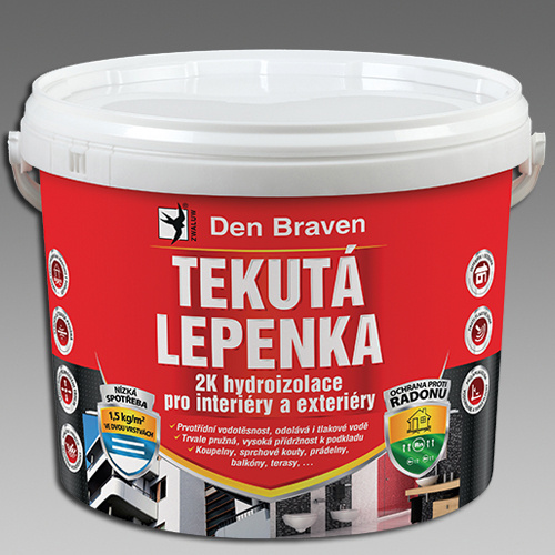 Den Braven Tekutá lepenka v balení: 21 kg