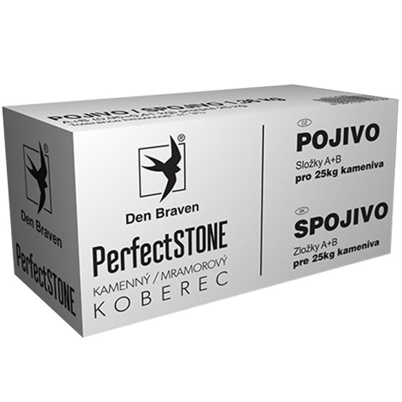 Den Braven PerfectSTONE Pojivo pro kamenný / mramorový koberec Typ: sada kbelíků v krabici, v balení: 4,08 kg