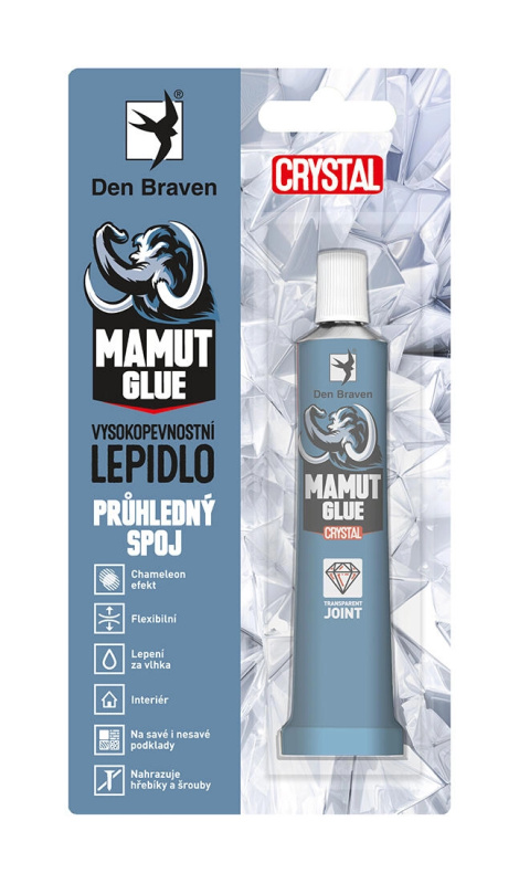 Lepidlo Den Braven MAMUT GLUE Crystal transparentní 25 ml