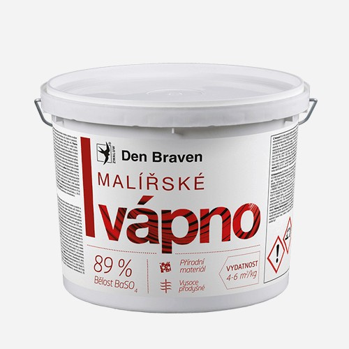 Den Braven Malířské vápno Typ: kbelík, Balení: 11 kg